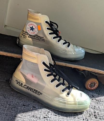 Off white converse chuck - x,